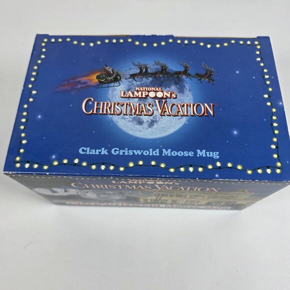 National Lampoon's Christmas Vacation Clark Griswold's Eggnog Glass Moose Mug - Picture 4 of 11